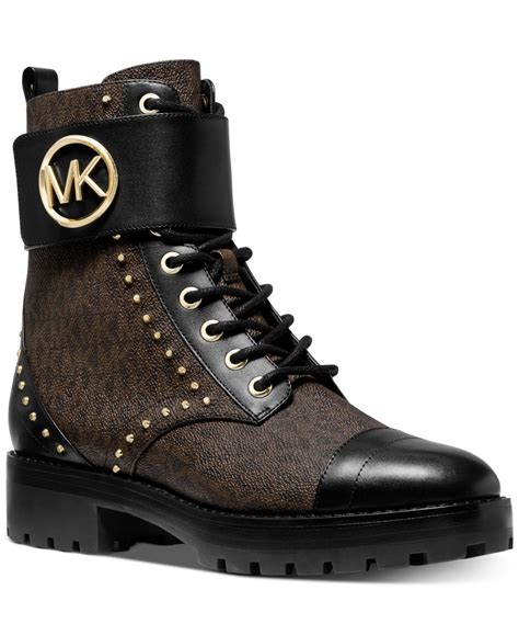 tatum ankle boot michael kors|Tatum Leather Combat Boot .